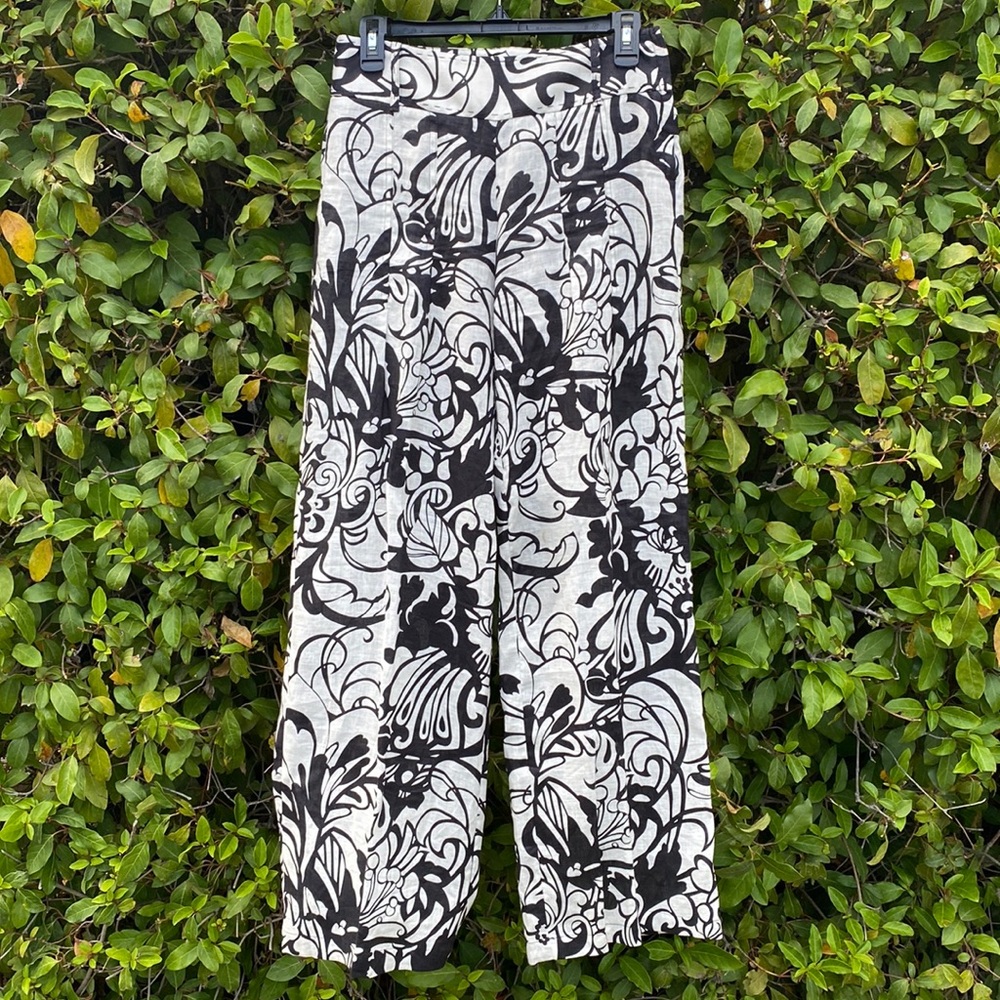 Elie Tahari Linen Pants